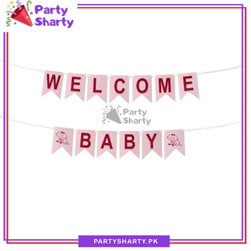 D2 Welcome Baby Card Banner for Welcome Baby Party Decoration & Celebration